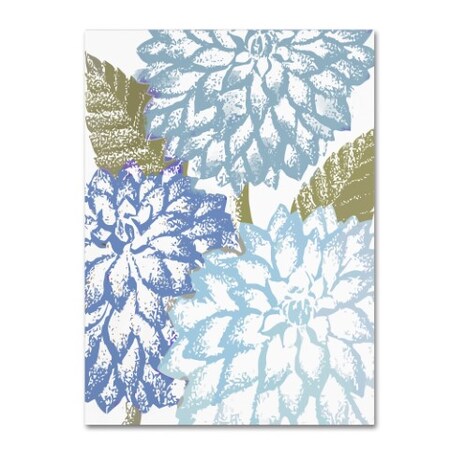 Trademark Fine Art Color Bakery 'Sea Dahlias I' Canvas Art, 18x24 ALI4944-C1824GG